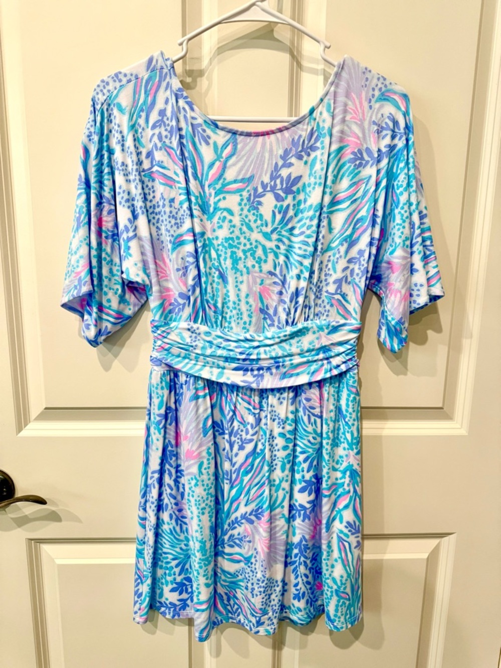 Lilly Pulitzer Parigi romper in multi via Del Mar, XS, like new.